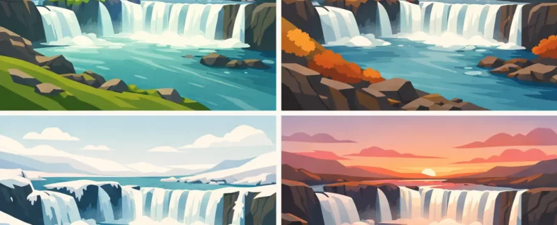 How to See Godafoss Comfortably in Every Season