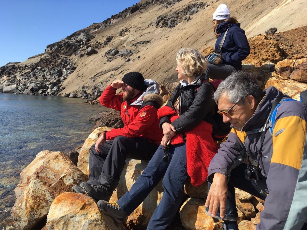 At Lake Askja in August 2019